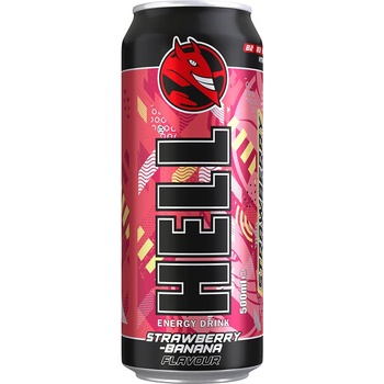 Hell Strawberry Banana 0,5 l