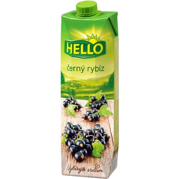 Hello černý rybíz 25% 1 l