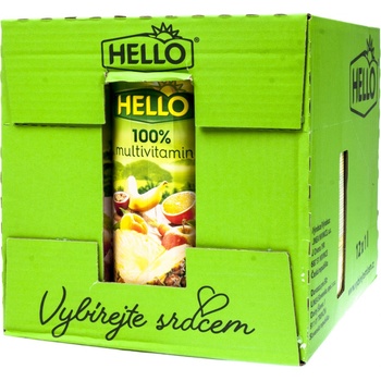 Hello džus multivitamín 100% 1 l