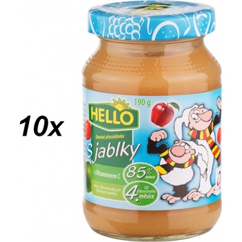 Hello ovocná přesnídávka s Jablky 10 x 190 g