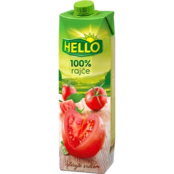 Hello rajčatová šťáva 100% 1 l
