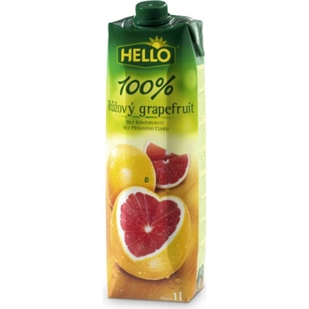 Hello růžový Grapefruit 100% 1 l