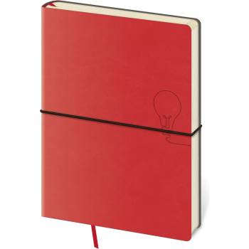 Helma 365 Linkovaný zápisník Flexio A5 L Red