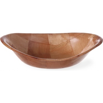 Hendi 425602 Oválný košík dřevěný hnědý 230 x 180 mm