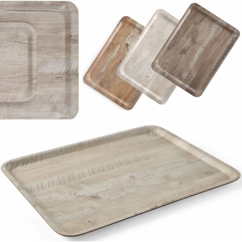 Hendi 508862 Servírovací podnos melaminový imitace světlého dřeva 330x430 mm