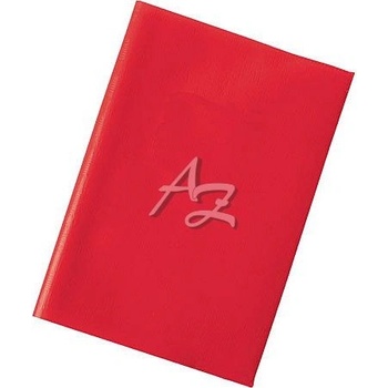 Herlitz Obal na sešit A5 průhledný červený