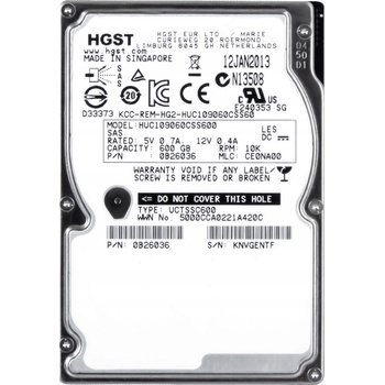 HGST 600 GB 2,5