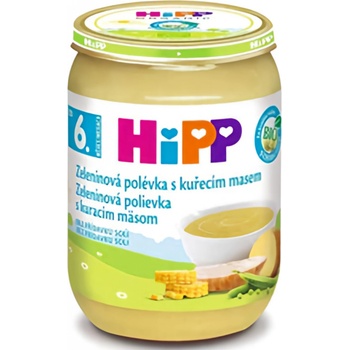 HiPP BABY MENU Bio Zeleninová polévka s kuřecím masem 190 g