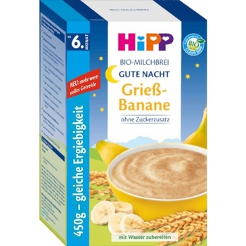 Hipp Bio Mléčná banánová kaše na noc 450 g