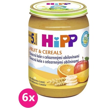 HiPP BIO Ovocná s celozrnnými obilovinami 6 x 190 g