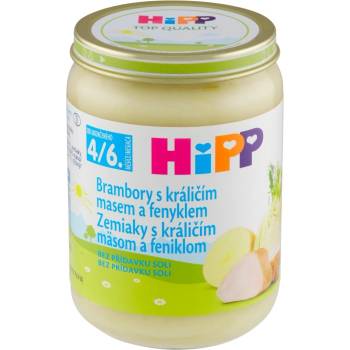 HiPP Bramborys králičím masem a fenyklem 6 x 190 g
