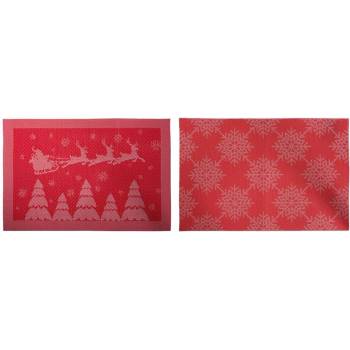 HIT Vánoční prostírání červené 30x45cm