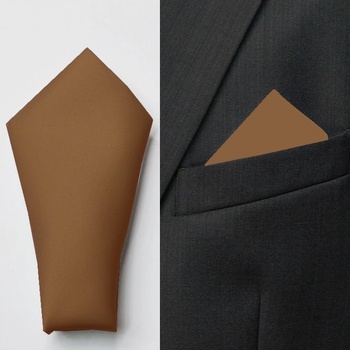 Hnědý kapesníček do saka Assante 90631