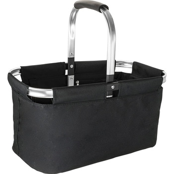 HomeLife Nákupní skládací košík XL černá