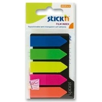 Hopax Stick'n Clearnote - tvarované samolepicí záložky - šipky