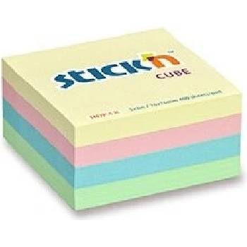 Hopax Stick'n Notes - samolepicí bloček - 76 x 76 mm, 400 l., pastel (4 barvy)