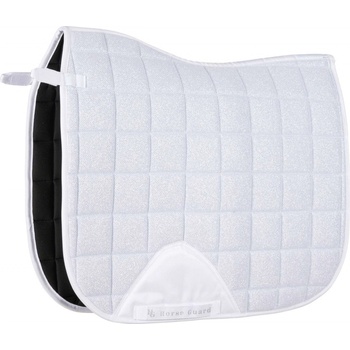 HorseGuard Dečka podsedlová Mesh Glitter bílá