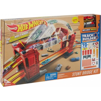 Hot Wheels track builder padací most