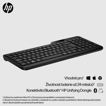 HP 475 Dual-Mode Wireless Keyboard 7N7B9AA#BCM