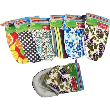 HP Chňapka Croco s magnetem 27x15 cm bavlna, teflon mix barev