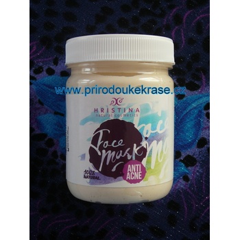 Hristina přírodní obličejová maska na akné 200 ml