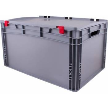 HTI Plastová EURO přepravka 600 x 400 x 335 cm s víkem MC-3876