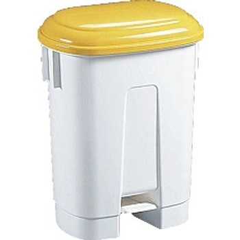 HTI Plastový odpadkový koš Sirius 60 l žluté víko MC-4267-4