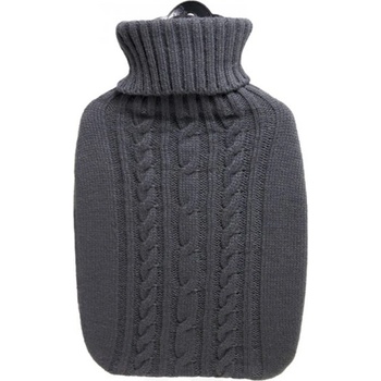 Hugo Frosch Classic 1,8 l termofor s pleteným obalem tmavě šedý