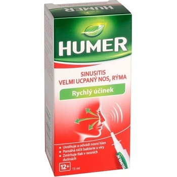 Humer Sinusitis velmi ucpaný nos rýma sprej 15 ml