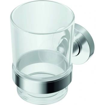 Ideal Standard IOM Kelímek na zubní kartáček - čiré sklo 6,6 x 10,3 x 9,6 cm - A9121AA