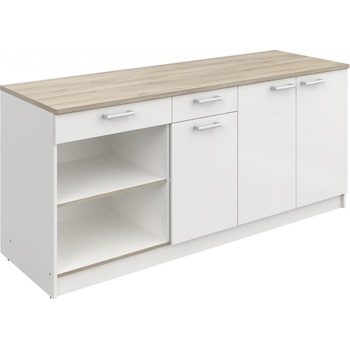 IdeaNabytek Kuchyňská linka COOKING dub/bílá