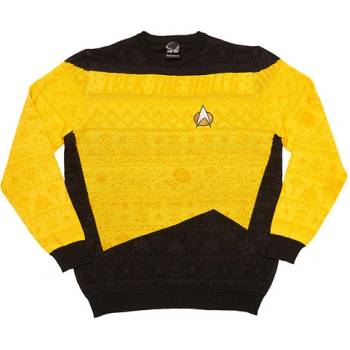 Imago Vánoční svetr Star Trek žlutý