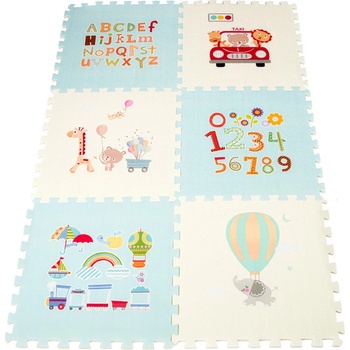 iMex pěnová podložka Fresh puzzle 180 x 120 cm 6 ks