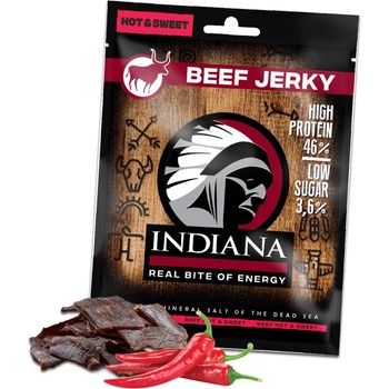 Indiana Beef Jerky Hot & Sweet 100 g