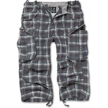 Industry Vintage kostkované černé fialová šedá