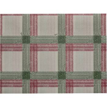 Infibra Jednorázové papírové prostírání Kostka bordó/zelená 30x40cm 250ks