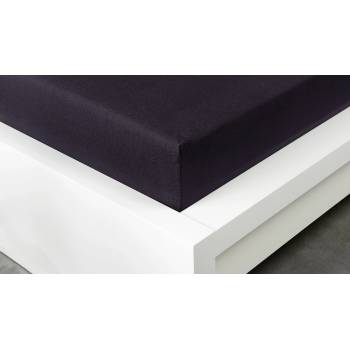 Innova Jersey prostěradlo Luxus černé 90x200
