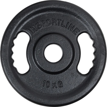 inSPORTline Castblack OL Litinový olympijský kotouč 10 kg 50 mm