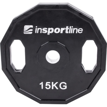 inSPORTline Ruberton Pogumovaný kotouč 15 kg 30 mm