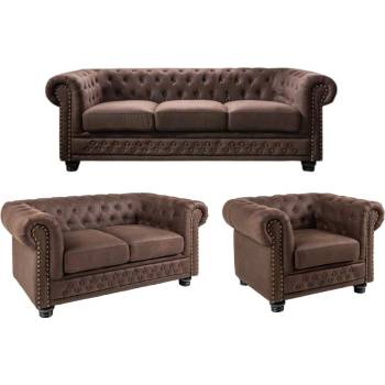 Interior DE Chesterfield Vintage 3+2+1 SET-CHESTVINT