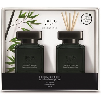 Ipuro Aroma difuzér Essentials Black Bamboo 2 x 50 ml