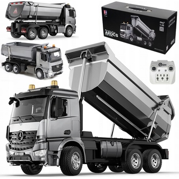 IQ models RC sklápěč Mercedes-Benz Arocs 1:20 šedá RC_97607 RTR 1:10