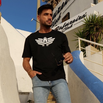 Iron Aesthetics pánské sportovní tričko Break černé