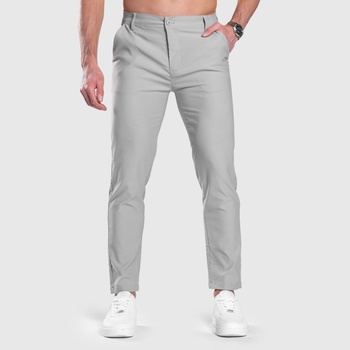 Iron Aesthetics Strečové kalhoty Classy šedé