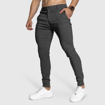 Iron Aesthetics Strečové kalhoty Excellence šedé