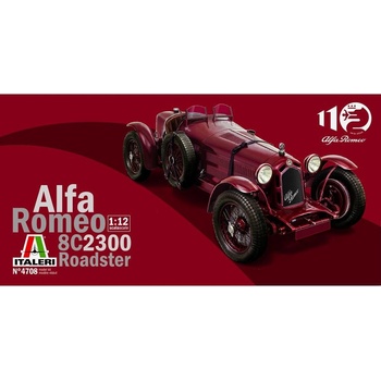 ITALERI Model Kit auto 4708 Alfa Romeo 8C 2300 Roadster 1:12