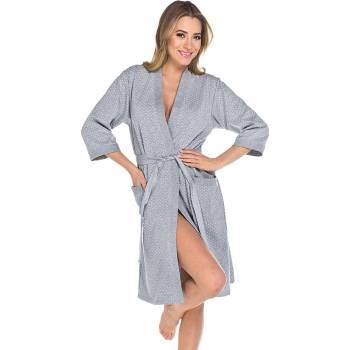 Italian Fashion dámský župan MONTANA šedá melanž