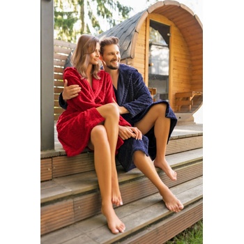 Italian Fashion pánský župan Zigmund tmavě modrá