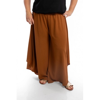 Italy fashion Kalhotová sukně CANDY Skořicová