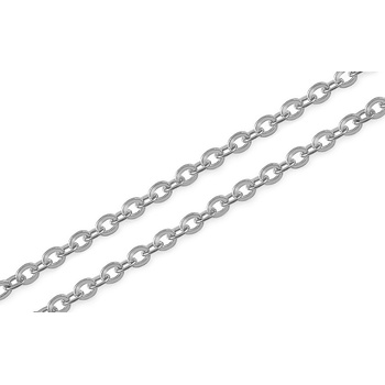 iZlato Forever Řetízek z bílého zlata Rolo IZ18630